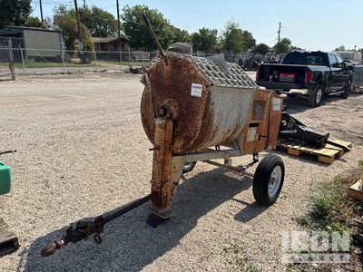 Towable Gas Powered Mortar mixer خلاط الملاط والجص