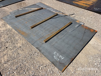 Quantity of (3) 3/8 in Steel Plates