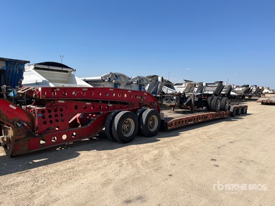 2010 Cozad Tri/A Double Drop Removable Gooseneck مقطورة لوبوي