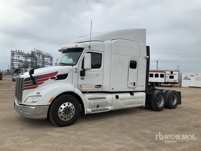 2018 Peterbilt 579 6x4 Cabeza Tractora Cabina Dormitorio
