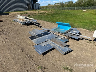 Quantity of (2) Pallets of Assorted Aluminum Diamond Plate