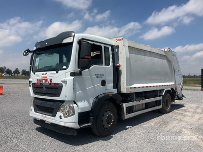 2019 Sinotruck Howo Rear Loader Camion Colector de Basura / Camion de collecte des ordures ménagères