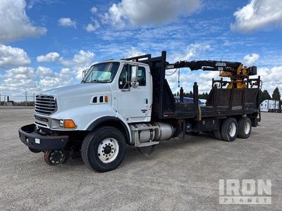 Robotec Elite XT Articulated Boom on 2007 Sterling L9500 6x4 Hi-Rail Grapple Truck