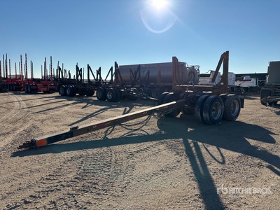 2000 Peerless 28 ft T/A Pole Log Trailer