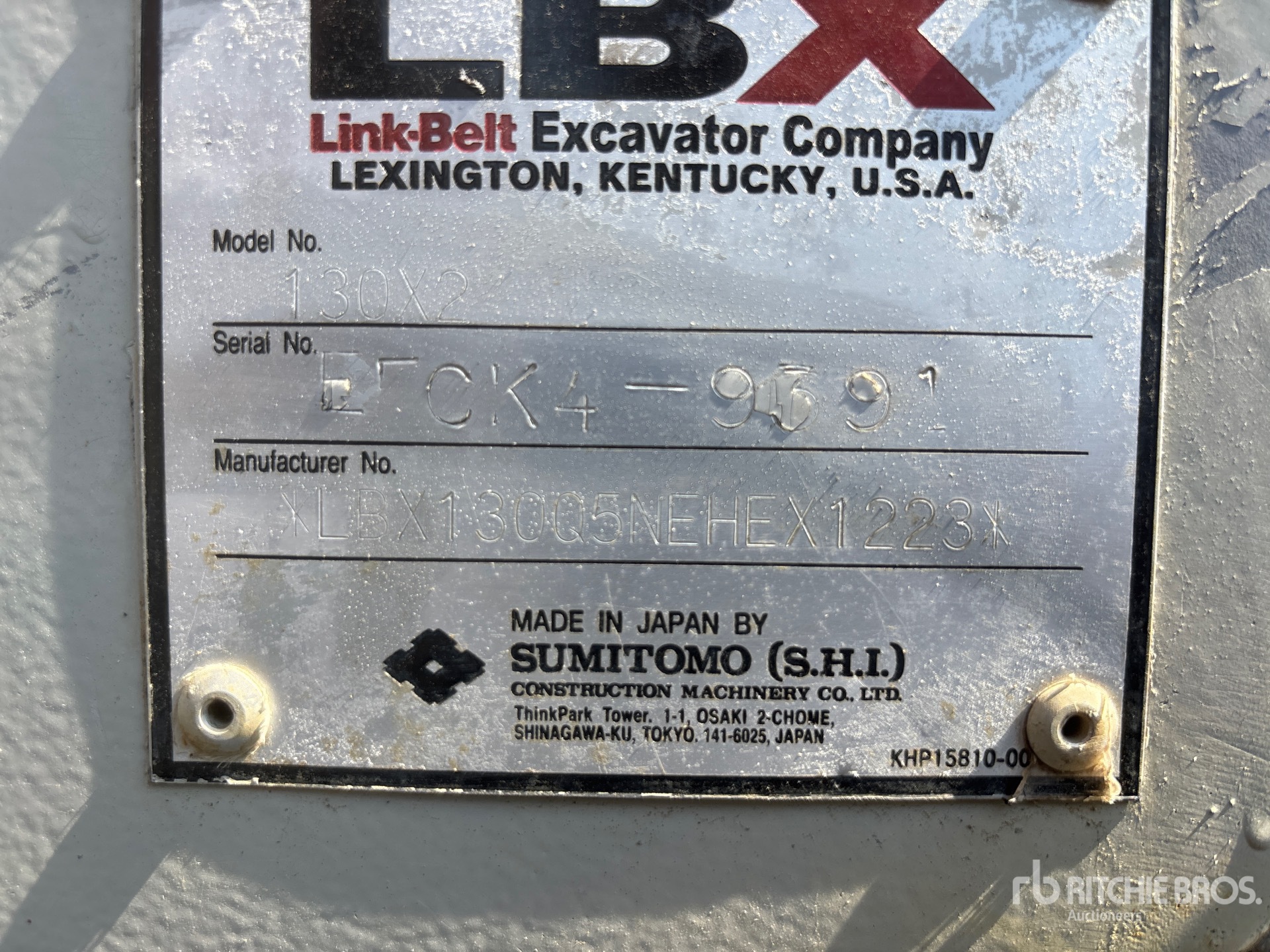 Link-Belt 130 Tracked Excavator