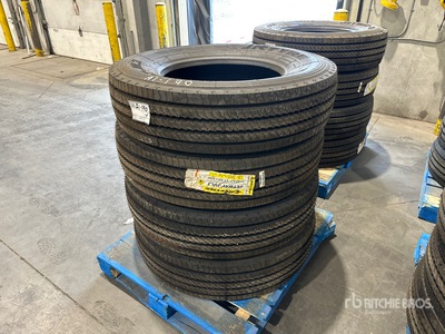 Quantity of (4) JK Tyre Jetway JUL3 11R24.5 Tyres (Unused)