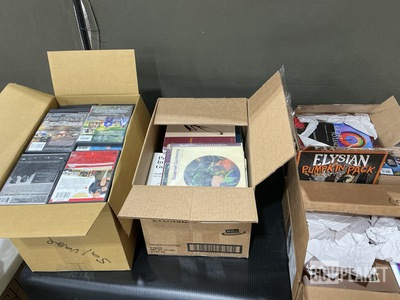 (2) Lots of Assorted Books & DVDs