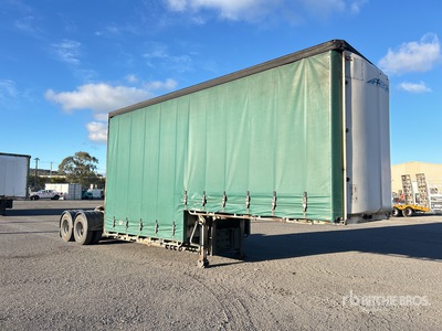 2006 MaxiTrans ST2 7.4 m T/A B-Double Lead Step Deck Remolque con Lona