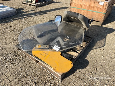 Cat Skid steer window