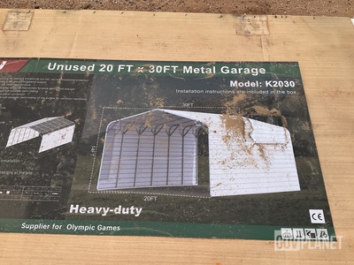 KJ K2030 Metal Garage - Unused