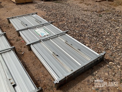 (100) Piece Lot of 10' Long Corrugated Steel Panels