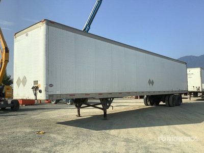 2002 Utility 53 ft x 102 in Sliding T/A Van Trailer
