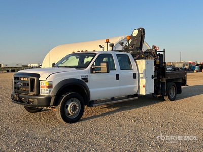 9370 lb Knuckle Boom on 2009 Ford F-550 XL 4x4 Crew Cab Boom Truck