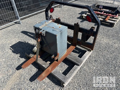 Rata 1070 mm w/ 150 Kg Counter Weight Forche per pala gommata