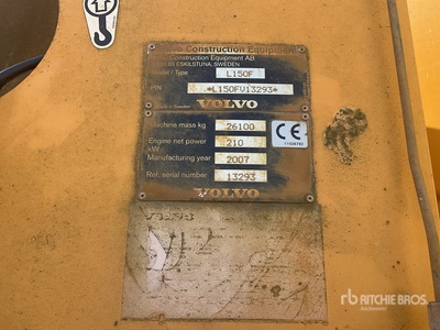 2007 Volvo L150 Wheel Loader
