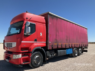 2006 Renault Premium 440.26 6x2 Curtain Side Truck