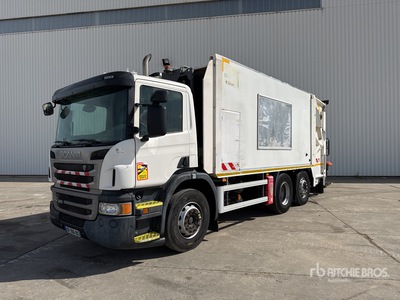2012 Scania P 280 6x2 Camion Benne A Ordures Menageres Waste Collection Truck