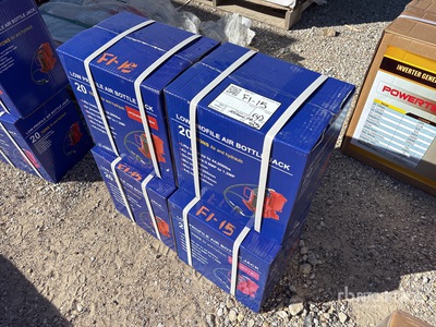 Quantity of (4) 2024 Powertek 20T lifter 20 Ton Air Bottle Wagenheber (Unused)