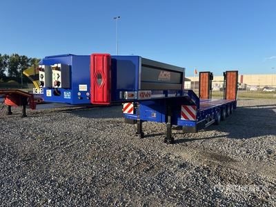 2025 GVN Quad/A Lowboy Trailer (Unused)
