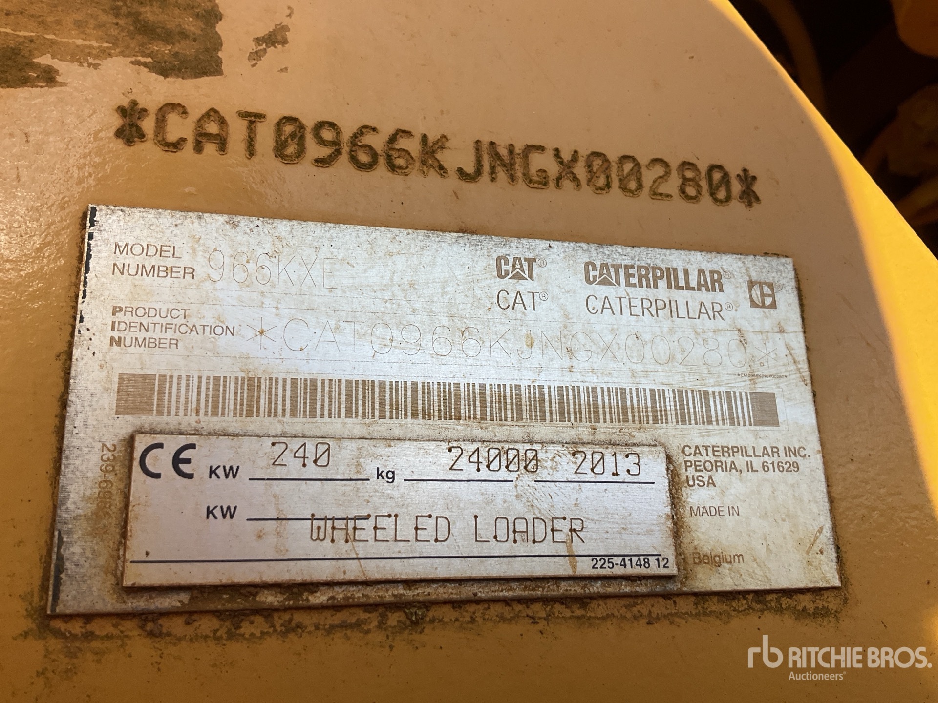 2013 Cat 966K XE Wheel Loader