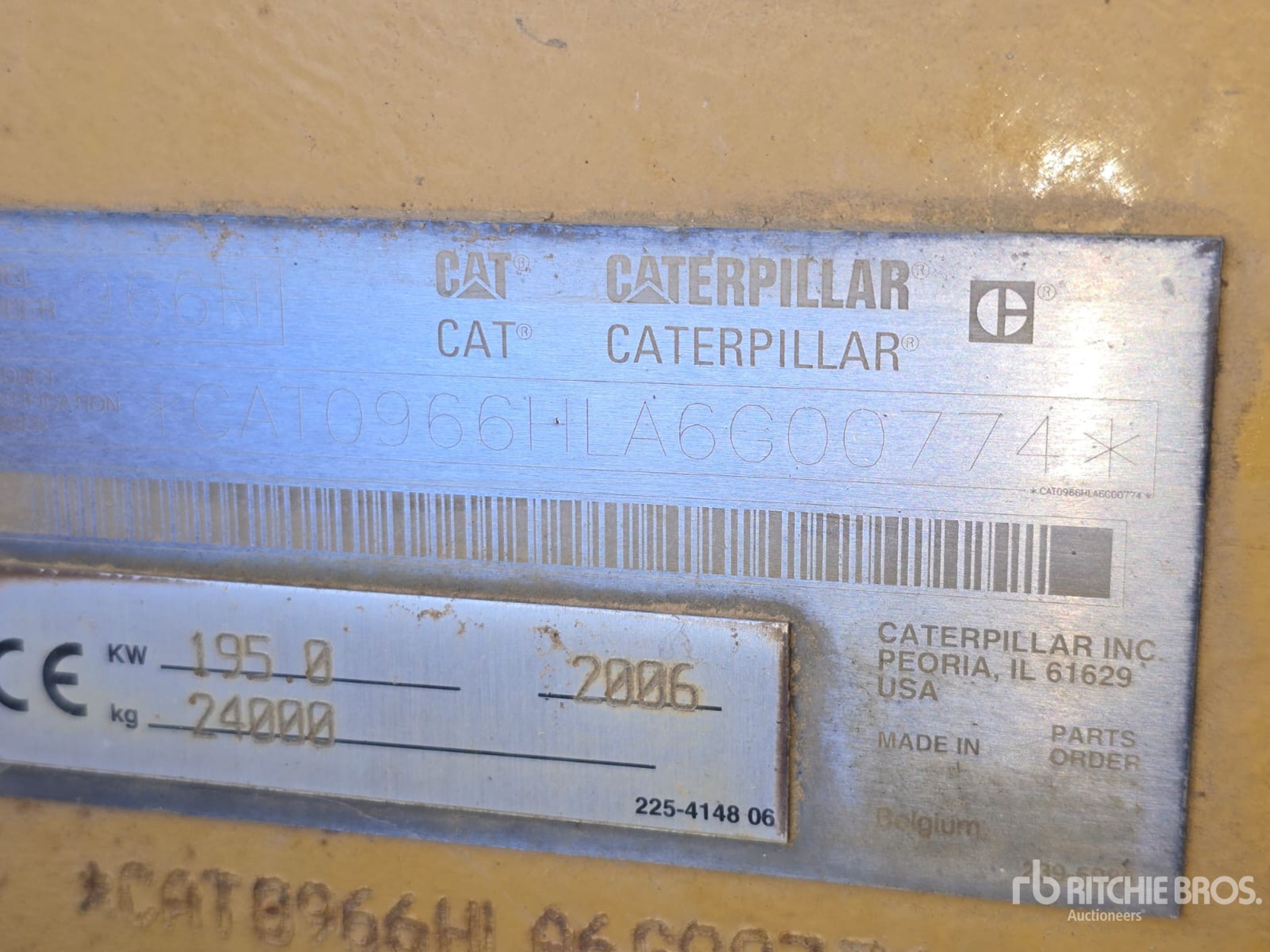 2006 Cat 966 H Wheel Loader