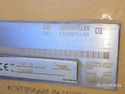 2006 Cat 966 H Pala Cargadora