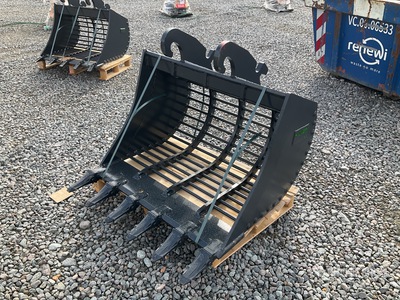 2025 Haener HSL1000 7.10 CW10 980 mm Q/C Skeleton Excavator Bucket (Unused)