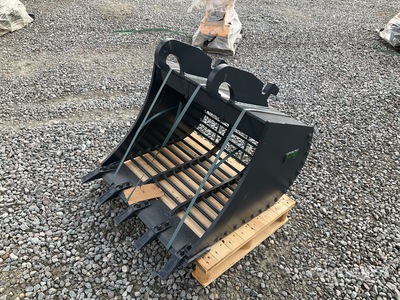 2025 Haener HSL800 3.7 CW10 800 mm Q/C Skeleton Excavator Bucket (Unused)