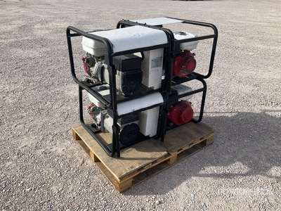 Quantity of (4) 発電機セット (<10 Kw または 12.5 Kva)