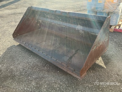 100 in Snow Skid Steer Bucket