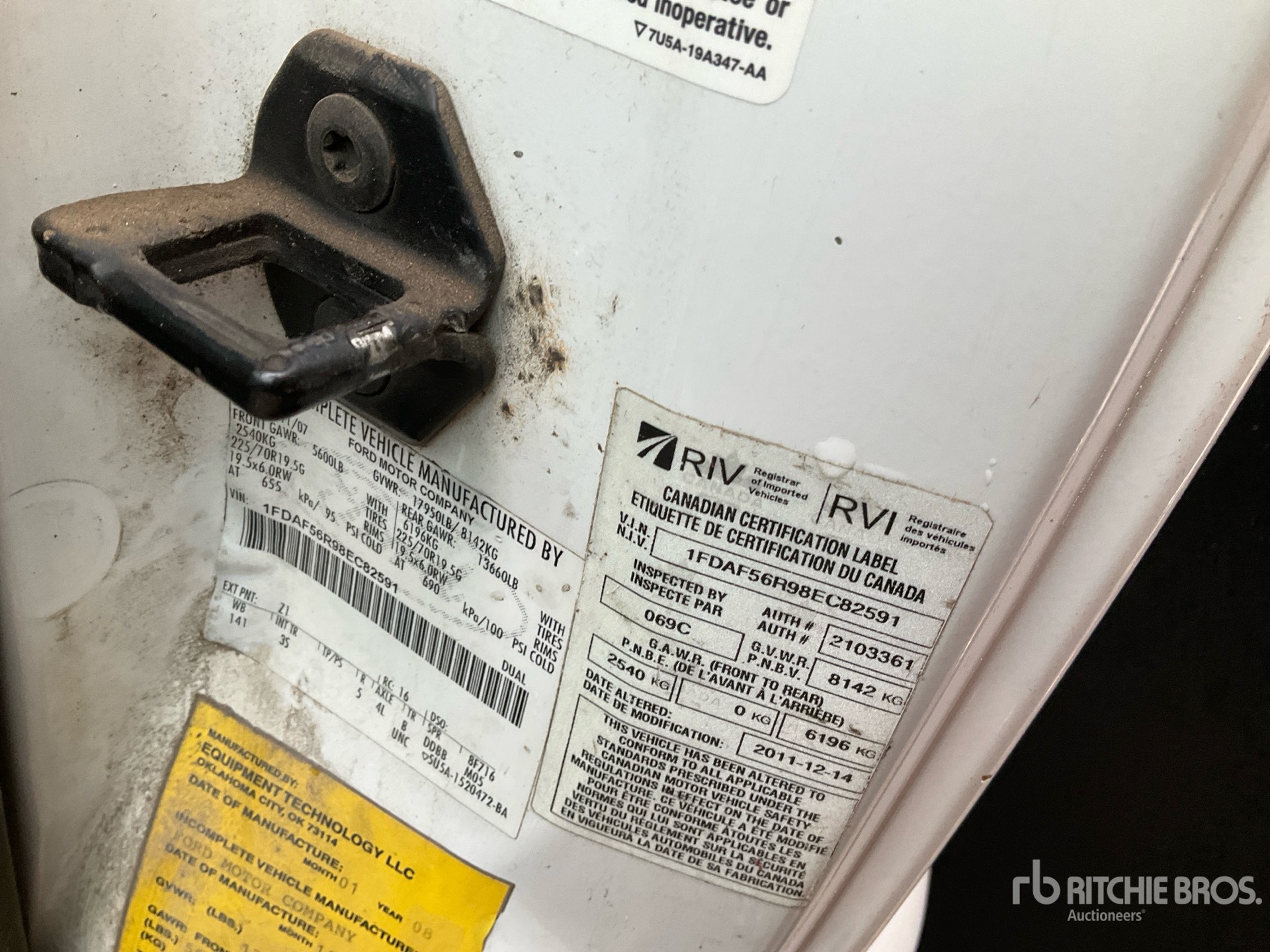 2008 Ford F-550 4x2 Bucket Truck