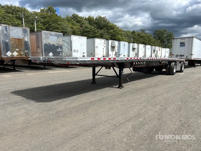 1996 Raven 1448H 48 ft T/A Flatbed Trailer