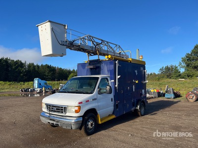 2005 Telelift 25-5-CY 35.5 ft on 2006 Ford E450 4x2 Bucket Truck