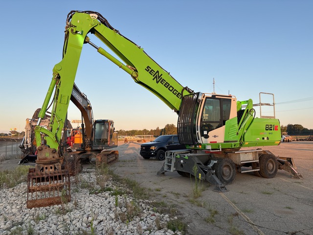 2018 Sennebogen 821E Wheel Material Handler