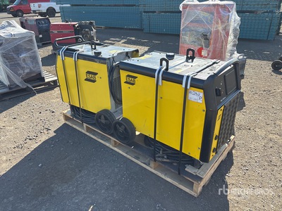 Quantity of (2) ESAB Mig 5002cw 500 A Mobile MIG Soudeuse