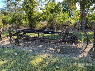 antique hay rake