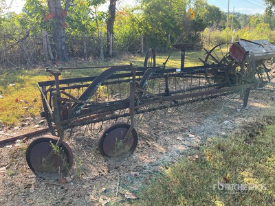 antique hay rake