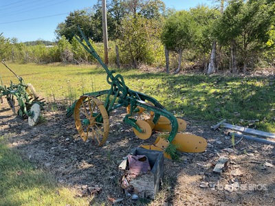 John Deere antique breaking plow
