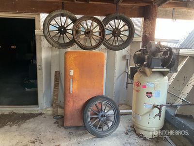 Quantity of (6) antique wheel and tires