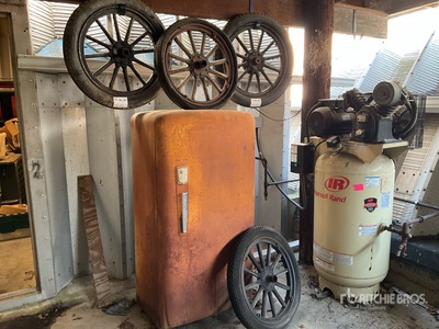 Quantity of (6) antique wheel and tires