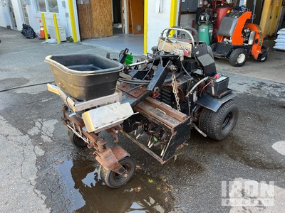 LT Rich Products 40" Ride-On Spreader/Aerator with Drop Spreader