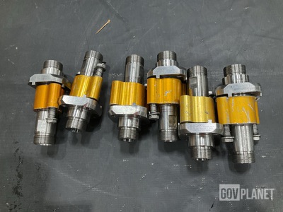 (6) Eaton Aerospace AE85187M Quick Disconnect Coupling Assemblies