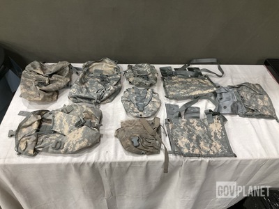 (150) Bandoleer Ammunition Pouches, (160) Canteen Pouches & Assorted Items