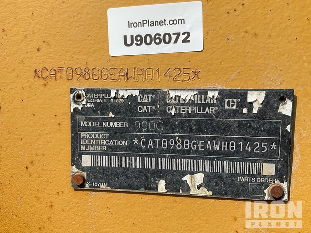 CARGADOR FRONTAL 2004 CATERPILLAR 980