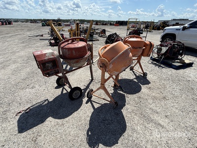 Quantity of (3) Central Machinery 3.5 Cu Ft Cement Mixer ドリル/油田 その他用
