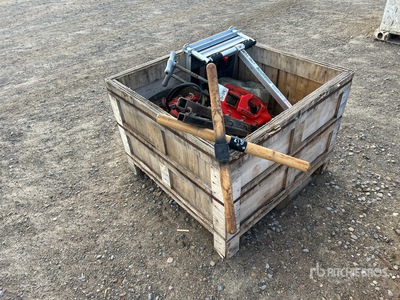 Quantity of tools, clamps, multi cutter, bucket