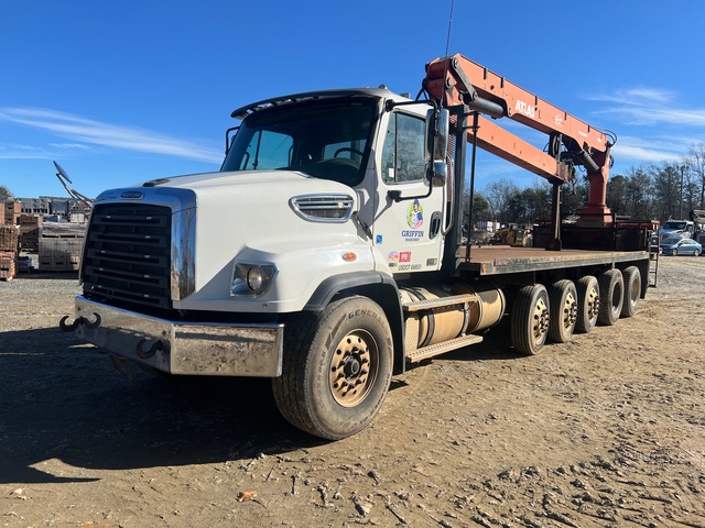 2015 Freightliner 66000 lb 12X4 Hydraulic Truck Crane 2015 Freightliner 66000 lb 12X4 Hydraulic Truck Crane