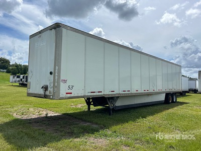 2015 Wabash DVCVHPC 53 ft x 102 in T/A Van Trailer