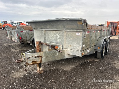 2017 Canada Trailers 12 ft T/A Remorque à Benne Utilitaire