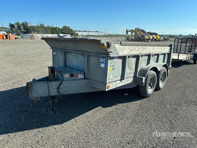 2017 Canada Trailers 12 ft T/A Remorque à Benne Utilitaire